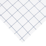 Grid Printed Cotton Percale Duvet Set