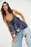 Free People Womens Hey Girl Cotton Tank Top