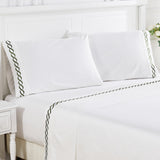 600 Thread Count Rope Embroidered Sheet Set