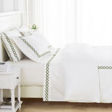 600 Thread Count Rope Embroidered Duvet Set