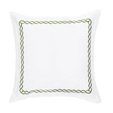 600 Thread Count Rope Embroidered Euro Sham Pairs