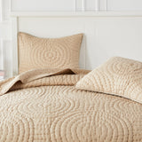 Halo Cotton Voile Hand Stitched Quilt Set