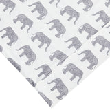 Elephants Flannel Sheet Set