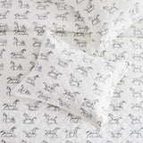 Horses Cotton Flannel Quilt Set