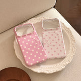 Versatile Cream Polka Dot Magnetic Phone Case