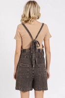 Mittoshop Textured Knotted Overalls with Wide Strap Design