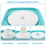 2.5L Super Quiet Cat Water Fountain Bowl Pet Drinking Dispenser
