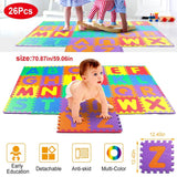 26-Piece: Kids Alphabet Play Mat For Infants Baby Toddlers