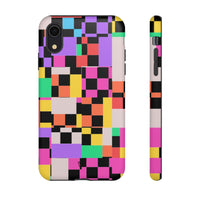 MASHED UP CHECKERBOARD | Tough Phone Case