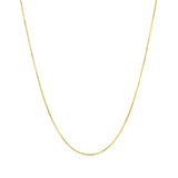14k Yellow Gold Round Snake Chain 0.7mm