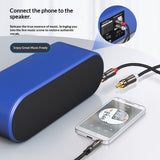 One-to-two 3.5mm To Dual RCA Audio Cable