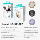 KP-207 Best-selling OWS Bluetooth Ear-hook Headphones Sports Model With Digital Display Noise Cancellation And Long Battery Life In Stock Now