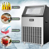 265LBS Freestanding Commercial Ice Maker