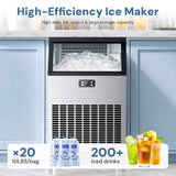 200LBS Freestanding Commercial Ice Maker Z5895