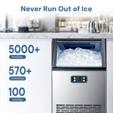 265LBS Freestanding Commercial Ice Maker