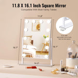 Smart Makeup Mirror Desktop With Bulb Fill Light Dressing