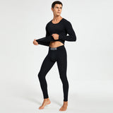 Thermal Underwear Knitted Cotton Stretchy Close-fitting Autumn Clothes And Pants