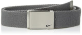 Nike Boys Big Single Web Belt Light Charcoal One Size