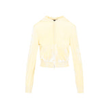 Balenciaga Fitted Zip-Up Hoodie Women
