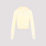 Balenciaga Fitted Zip-Up Hoodie Women