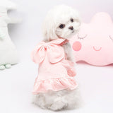 Small dog sweet suspender skirt