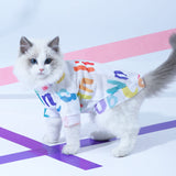 Cat Clothes Anti Hair Loss Cute VestBlue
