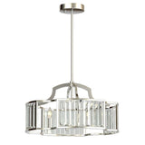 EasyLITE 4-Light Satin Nickel Convertible Semi Flush Mount Pendant 29345-HB