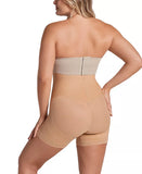 Leonisa Womens Firm Tummy Control Shaper Strapless Shorts with Butt Lifter