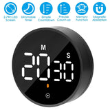 2.79" LED Digital Electronic Countdown Timer Dimmable Mutable Magnetic Clock