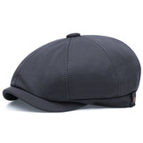 Mens British-Style Retro Casual Octagonal Cap