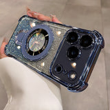 Four Corner Airbag Drop Proof Phone Case With Glitter Powder Protective Cover