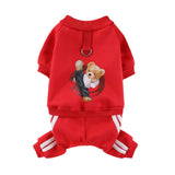 Pet Fleece Kung Fu Bear Dog Clothes