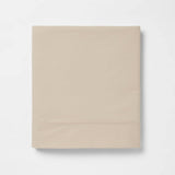 Threshold 300 Thread Count Ultra Soft Flat Sheet True Khaki, Queen