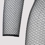 Balenciaga Crystal Mesh Mini Top Women