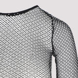 Balenciaga Crystal Mesh Mini Top Women