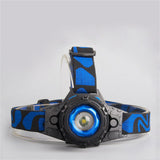 Built-in Polymer Rechargeable LED Headlamp Portable Head-mounted Focusing Outdoor Cycling Camping Major Headlamp