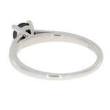 .50ct Black Diamond Eng Only Sterling Silver
