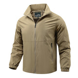 Outdoor Breathable Casual Jacket Mid- To Young-Adult Stand-Collar Jacket