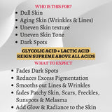 Thick As Thieves Pure Glycolic Acid Lactic Acid Extreme Gel Peel - 50ml