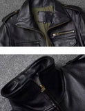 Autumn And Winter Workwear Leather Jacket For Men