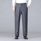 Mens Business High-Waisted Fashionable Casual Pants