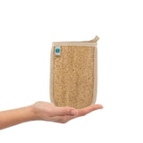 Balmy Exfoliating Bath Glove - Natural Loofah & Cotton, Exfoliates & Renews Skin, Turkish Bath Glove for Oily Skin