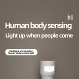 Rechargeable With Flashlight Induction Lamp People Walking Light