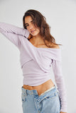 Free People Marley off the Shoulder Twist Top, Size Medium