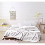 MARTHA STEWART Comforter 300-Threadcount Silk Light Warmth Twin Down Alternative