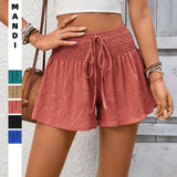 New Womens Fashion Y2K Drawstring Shorts Skirt