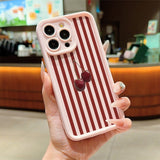 Printed Minimalist Niche Striped Phone Case