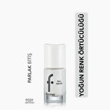 Flormar Full Color High-Pigment Nail Polish FC01 Over The Alps