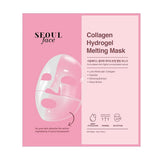Dermal Korea Hydrogel Face Mask with Collagen - Anti-Aging Skincare, Intensive Hydration, Korean Skincare