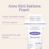 Lansinoh Breast Milk Storage Bags - 50 Count, BPA Free, Leak-Proof & Graduated Design